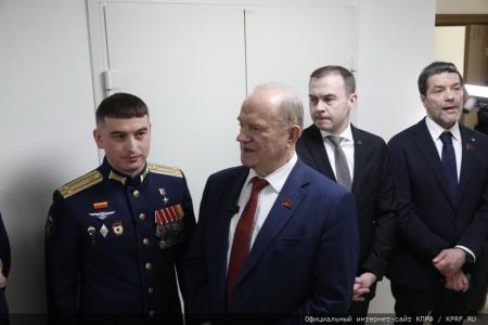 Г.А. Зюганов принял участие в открытии выставки «Герои Гостомеля»