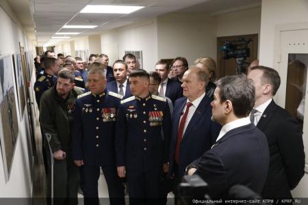 Г.А. Зюганов принял участие в открытии выставки «Герои Гостомеля»