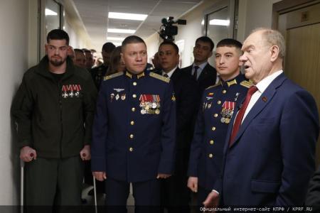 Г.А. Зюганов принял участие в открытии выставки «Герои Гостомеля»