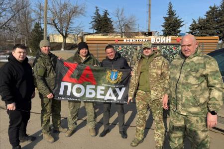 Сенатор Айрат Гибатдинов совершил рабочую поездку на территорию СВО