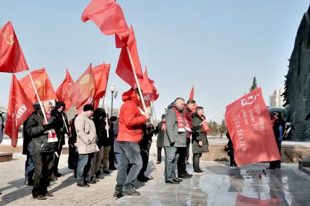 Красный автопробег - родному Воронежу!
