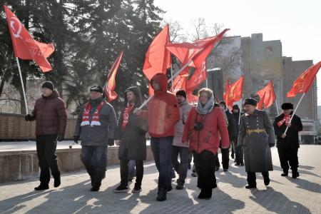 Красный автопробег - родному Воронежу!