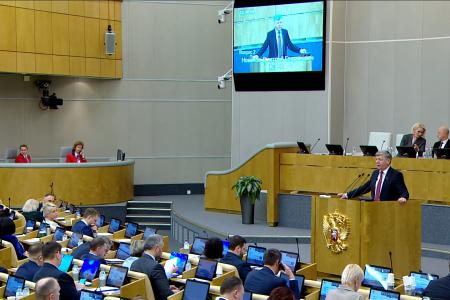 Дмитрий Новиков на пленарном заседании Государственной Думы: “Народ – источник власти, и граждане вправе выражать свою волю”