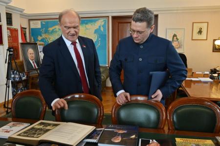 Г.А. Зюганов провел рабочую встречу с губернатором Вологодской области Г.Ю. Филимоновым