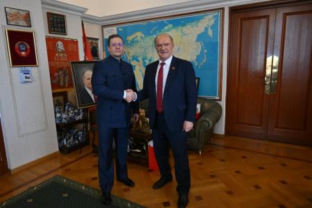 Г.А. Зюганов провел рабочую встречу с губернатором Вологодской области Г.Ю. Филимоновым