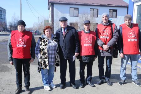 Омская область. Андрей Алехин провел встречу с избирателями в Кормиловке