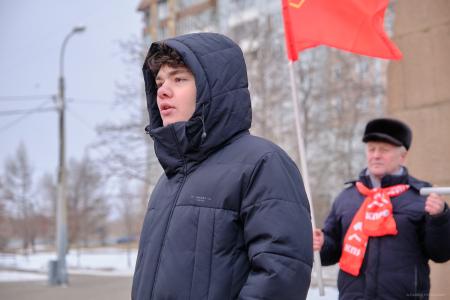 В Красноярске почтили память Иосифа Виссарионовича Сталина