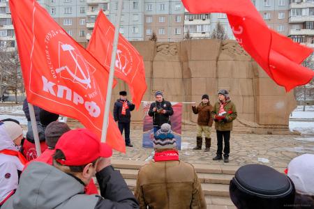 В Красноярске почтили память Иосифа Виссарионовича Сталина