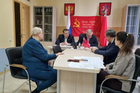 Руководитель фракции КПРФ в Московской областной Думе Александр Наумов провел прием жителей в г.о. Ступино