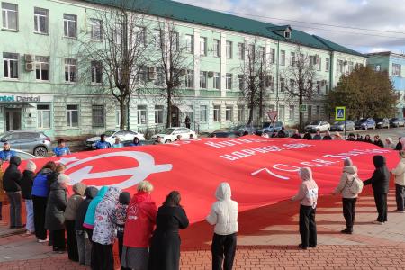 Антифашистский марш-эстафета «Наша Великая Победа» прошёл в Новгородской области