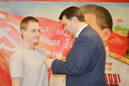 Олег Лебедев принял участие в проведении Народного референдума в городе Череповце Вологодской области