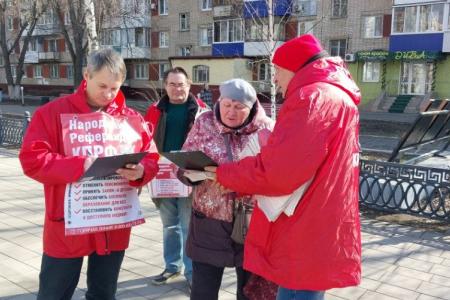 В Саратовской области продолжается активное голосование по Народному референдуму КПРФ