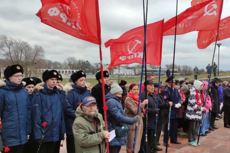 Антифашистский марш-эстафета «Наша Великая Победа» прошёл в Новгородской области