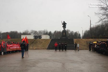 Международный антифашистский марш-эстафета «Наша Великая Победа» в Псковской области
