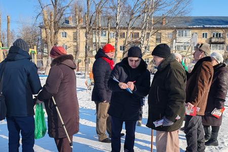 Руководство Ивановского обкома КПРФ провело встречи с жителями города Заволжск