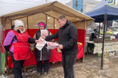 Тульские коммунисты в рамках Народного референдума проводят агитационные рейды