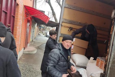 Гуманитарный груз от коммунистов Северного Кавказа