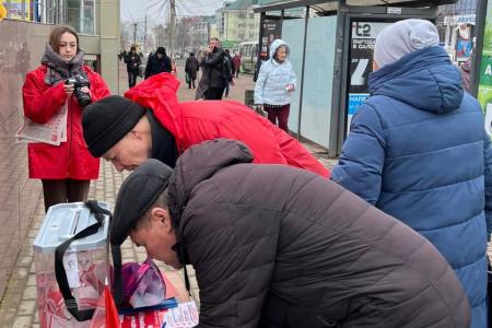 Саранские коммунисты провели многолюдную акцию в рамках Народного Референдума КПРФ