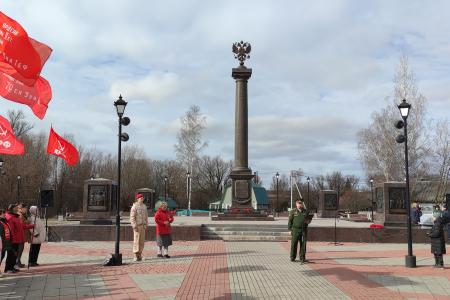 Антифашистский марш-эстафета «Наша Великая Победа» прошёл в Новгородской области