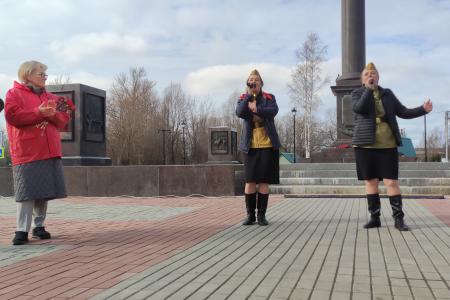 Антифашистский марш-эстафета «Наша Великая Победа» прошёл в Новгородской области