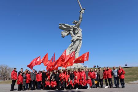 Марш-эстафета «Наша Великая Победа» состоялся в городе-герое Сталинграде