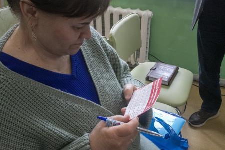 Республика Калмыкия. Лидер местных коммунистов Николай Нуров выступил перед избирателями в селе Садовое