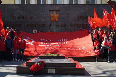 Краснодарский край. Марш-эстафета «Наша великая Победа» пришел в город-герой Новороссийск