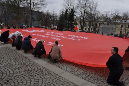 "От Идрицы до Петрозаводска под Красным Знаменем". Продолжается второй этап марша-эстафеты «Наша Великая Победа» по регионам Северо-Западного федерального округа