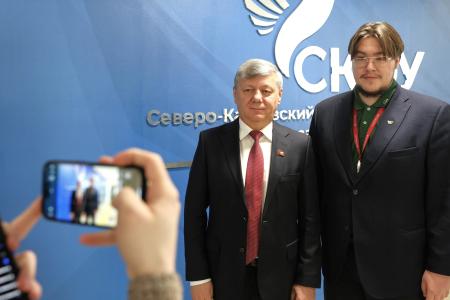 Дмитрий Новиков встретился в Ставрополе с руководством Северо-Кавказского Федерального Университета