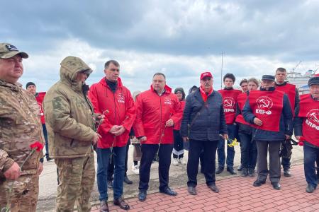 Республика Крым. Город воинской славы - Феодосия принял марш-эстафету «Наша Великая Победа»