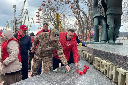 Республика Крым. Город воинской славы - Феодосия принял марш-эстафету «Наша Великая Победа»