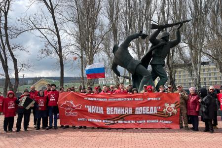Республика Крым. Город воинской славы - Феодосия принял марш-эстафету «Наша Великая Победа»