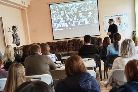 Тульский обком КПРФ провёл очередной патриотический урок для школьников