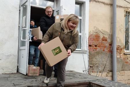 Тульские коммунисты приняли участие в отправке помощи для защитников Курского приграничья