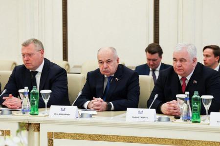 Казбек Тайсаев в составе парламентской делегации во главе с Председателем Совфеда  Валентиной Матвиенко с официальным визитом находится в Азербайджане