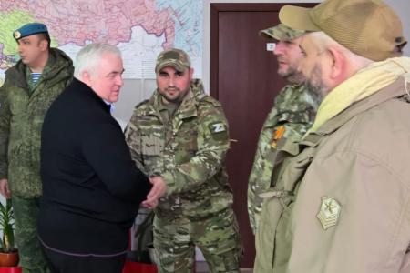 Делегация КПРФ во главе с Казбеком Тайсаевым прибыла в Донецкую Народную Республику