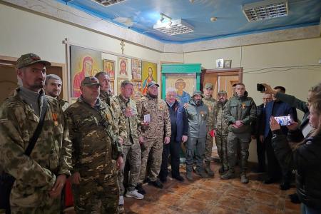 Делегация КПРФ во главе с Казбеком Тайсаевым прибыла в Донецкую Народную Республику