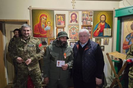 Делегация КПРФ во главе с Казбеком Тайсаевым прибыла в Донецкую Народную Республику