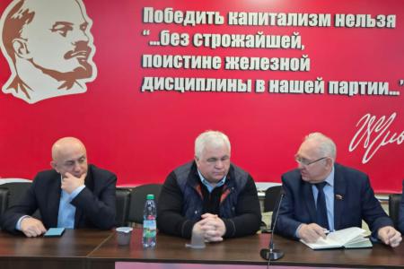 Делегация КПРФ под руководством К.К. Тайсаева продолжает работу в ДНР