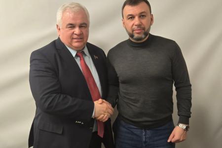 Делегация КПРФ под руководством К.К. Тайсаева продолжает работу в ДНР