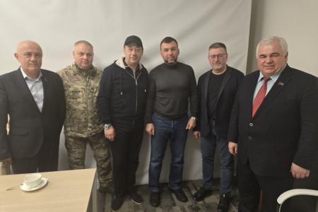 Делегация КПРФ под руководством К.К. Тайсаева продолжает работу в ДНР