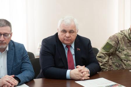 Делегация КПРФ во главе с Казбеком Тайсаевым в Луганской Народной Республике