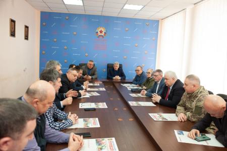 Делегация КПРФ во главе с Казбеком Тайсаевым в Луганской Народной Республике