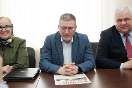 Делегация КПРФ во главе с Казбеком Тайсаевым в Луганской Народной Республике