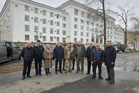 Делегация КПРФ во главе с Казбеком Тайсаевым в Луганской Народной Республике