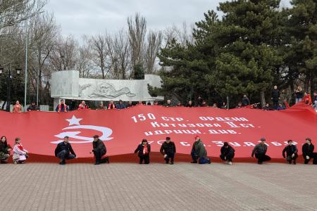 Антифашистский патриотический марш-эстафета «Наша Великая Победа» прошёл в Ростовской области