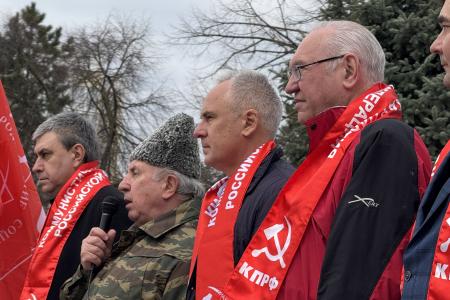 Антифашистский патриотический марш-эстафета «Наша Великая Победа» прошёл в Ростовской области