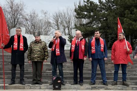 Антифашистский патриотический марш-эстафета «Наша Великая Победа» прошёл в Ростовской области