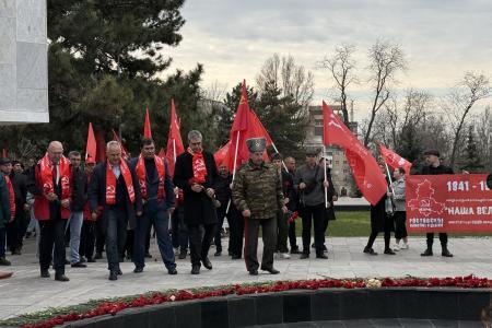Антифашистский патриотический марш-эстафета «Наша Великая Победа» прошёл в Ростовской области