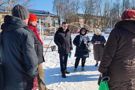 Руководство Ивановского обкома КПРФ провело встречи с жителями города Заволжск